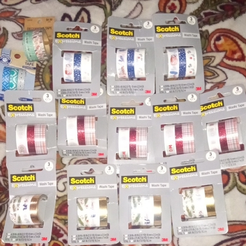 Brand New Washi Tape bundle 41 rolls total